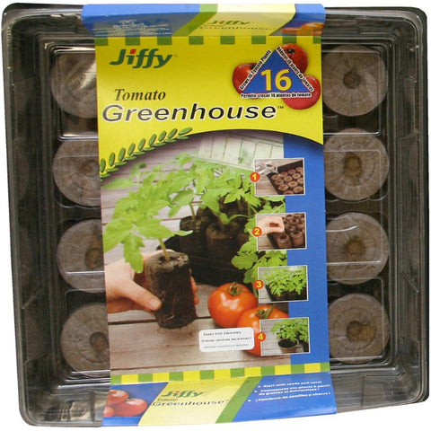 Jiffy 60mm Tomato Starter Greenhouse 16