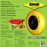 Flat Free Wheelbarrow Wheel Kit, with Axel