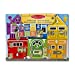 Melissa & Doug Wooden Latches Board, Developmental Toy, Helps Develop Fine Motor Skills, 39.37 cm H x 29.21 cm W x 3.175 cm L