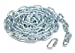 KingChain 699481 1/4" x 10' Zinc Plated Grade 30 Proof Coil Chain