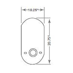 15.5" Niagara 4.8L 2 Piece White Flapperless Toilet