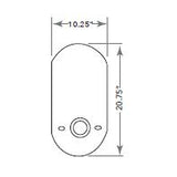 15.5" Niagara 4.8L 2 Piece White Flapperless Toilet