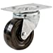 Shepherd Hardware 9478 2-1/2-Inch Rubber Swivel Plate Caster, 100-lb Load Capacity