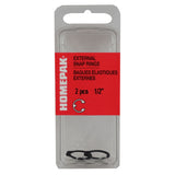 2 Pack 1/2" External Retaining Snap Rings