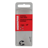 2 Pack 1/4" External Retaining Snap Rings