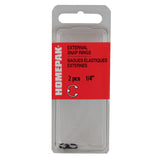 2 Pack 1/4" External Retaining Snap Rings