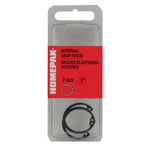 2 Pack 1" Internal Retaining Snap Rings