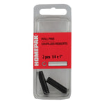 2 Pack 1/4" x 1" Steel Lock Roll Pins
