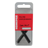 2 Pack 1/4" x 2" Steel Lock Roll Pins