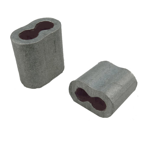 12.5-Gauge Crimping Sleeves #2 - 3 - 25 Pack