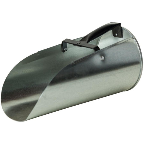 Farm Tuff Metal Galvanized Feed Scoop, 4-Quart