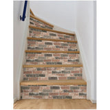 NuWallpaper NU2064 Newport Reclaimed Brick Peel & Stick Wallpaper