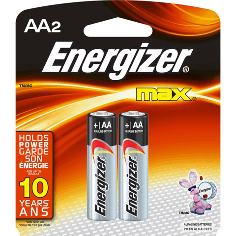 Max Alkaline AA Batteries - 2 Pack