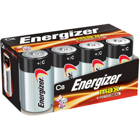 Energizer E93FP-8 Energizer Max C Battery, 8 Count, 0.55kg