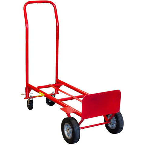 Milwaukee Hand Trucks 35080 Convertible Truck with 8-Inch Puncture Proof Tires