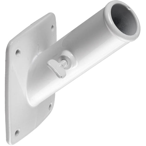 1 inch(s) Cast Aluminum White Flagpole Bracket