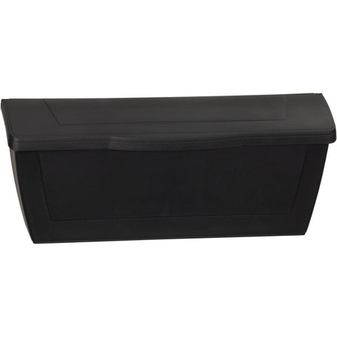 PRO-DF Black Plastic Horizontal Wall Mount Locking Mailbox