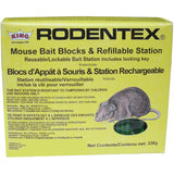 Rodentex Mouse Bait Blocks - with Station, 12 x 28 g