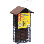 Stokes Select Four Cake Suet Buffet Bird Feeder with Metal Roof, Four Suet Capacity