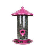 1.75lb Capacity Metal Tube Bird Feeder, Assorted Colours