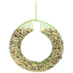 Wreath Peanut Feeders - Spring Green