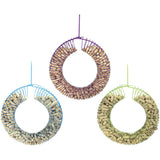 Wreath Peanut Feeders - Spring Green