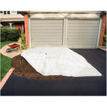 14.3' x 19.6' White Poly Tarpaulin