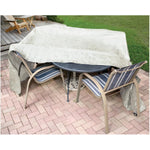 14.3' x 19.6' White Poly Tarpaulin