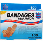 Instant Aid Bandages (100 in 1 Pack) (Pack of 3) 311447 by Purest