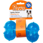 Spiky Bone Large Dog Toy - Assorted Colours