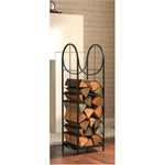 panacea products Corp 15232 Black, Vertical Log Storage Rack