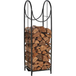 panacea products Corp 15232 Black, Vertical Log Storage Rack