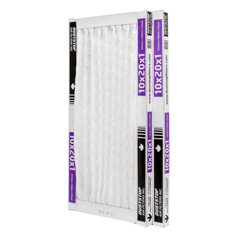 2 Pack 1 inch(s) x 10 inch(s) x 20 inch(s) Pleated Furnace Filters