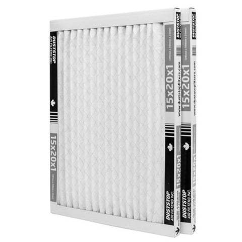 2 Pack 1 inch(s) x 15 inch(s) x 20 inch(s) Pleated Furnace Filters
