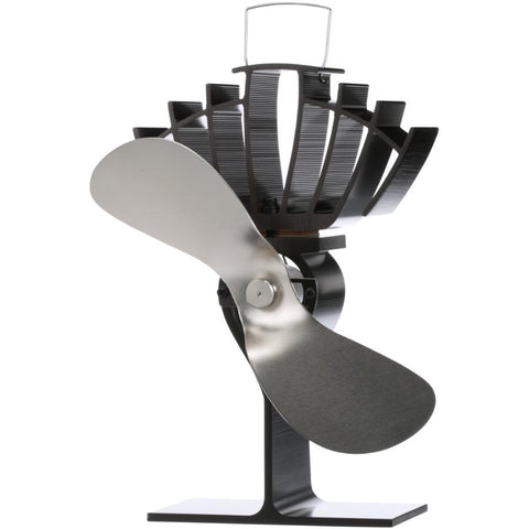 Ecofan 810CAKBX UltrAir Mid-Size Heat Powered Wood Stove Fan, Made in Canada, Nickel