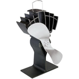 Ecofan 810CAKBX UltrAir Mid-Size Heat Powered Wood Stove Fan, Made in Canada, Nickel