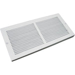 Imperial Manufacturing RG0033 14-Inch by 6-Inch White Baseboard Grille