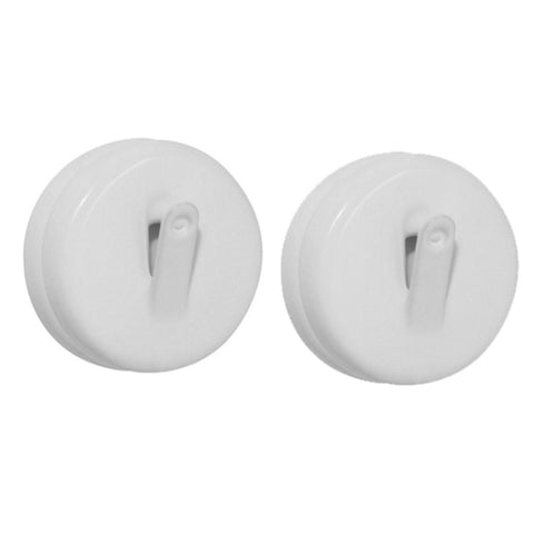 DYNO SEASONAL-Y 71005-1WOS Lites Up Wreath Hanger, 2-1/2", White