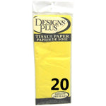 Tissue Paper - Yellow, 20 Sheets