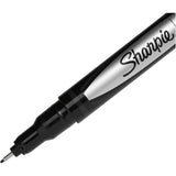 Fine Tip Permanent Pens - Black, 2 Pack