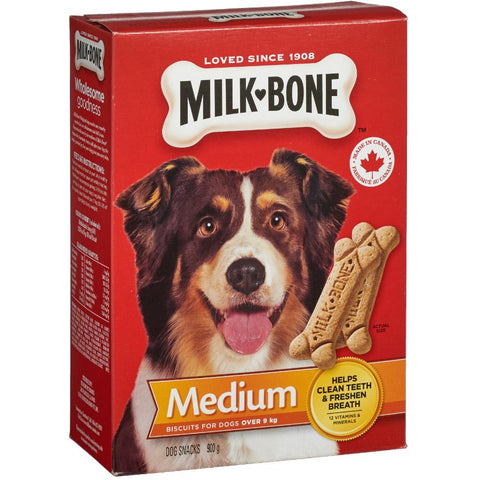 Milkbone Original Medium Dog Biscuits 900g, Red, 87219, Medium 900g