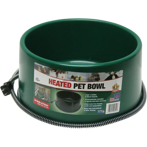 Farm Innovators Model P-60 60-Watt Premium Heated Pet Bowl
