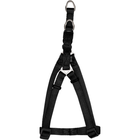 17 inch(s) - 22 inch(s) Adjustable Medium Charcoal Nylon Dog Harness