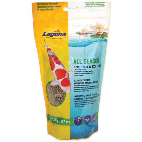 Laguna All Season Goldfish & Koi Floating Food, 17 oz