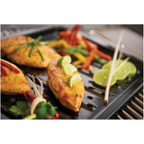 GrillPro 97122 Porcelain Coated Grill Topper, 11-Inch by 16-Inch