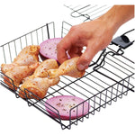 GrillPro 24876 Deluxe Non Stick Broiler Basket with Detachable Handle