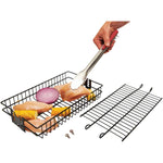 Onward Manufacturing Company Non-Stick Flat Spit Rotisserie Grill Basket (Discontinued by Manufacturer)