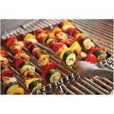 Stainless Steel BBQ Skewers - 7 Piece, with Rack