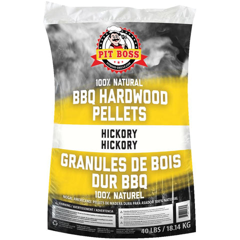 Pit Boss 55436 Hickory Wood Pellets for Cooking BBQ-40 No Bag