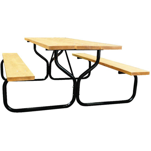 Picnic Table Frame Kit - Black + Steel